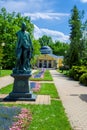 Hall of mineral water springs Glauber - FrantiÃÂ¡kovy LÃÂ¡znÃâº Royalty Free Stock Photo